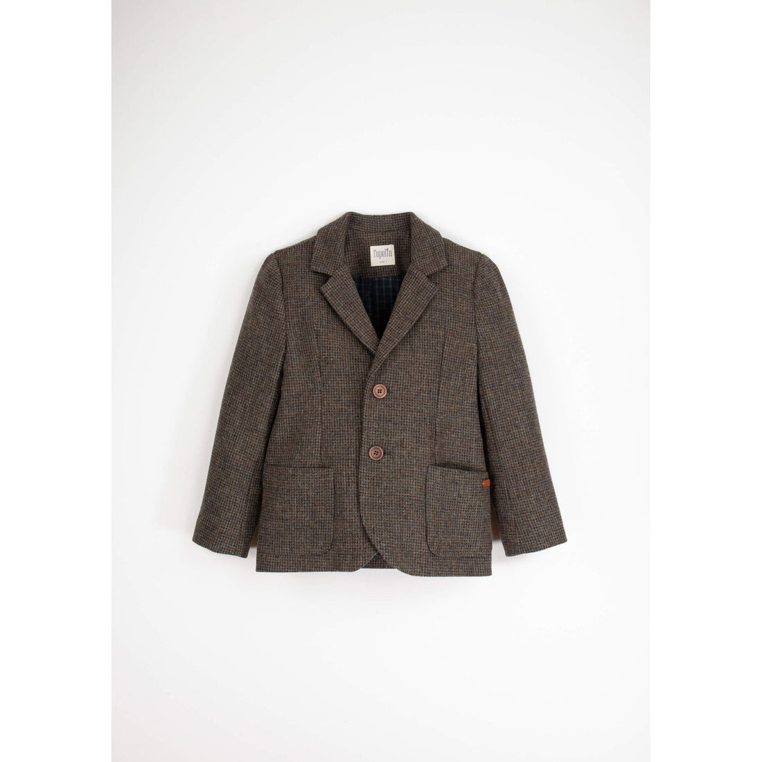Popelin Multi Coloured Wool Blazer