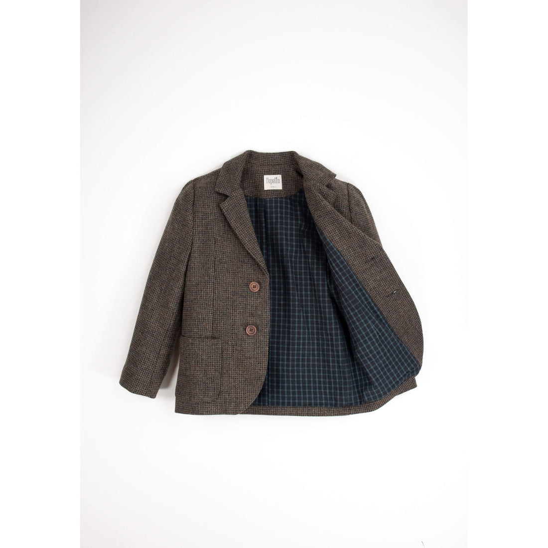 Popelin Multi Coloured Wool Blazer