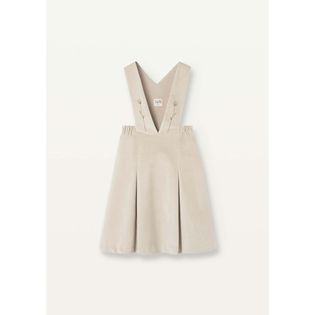 princess polly baby blue dress Phi Clothing - Girls Beige Linen & Cotton Dress main image 1
