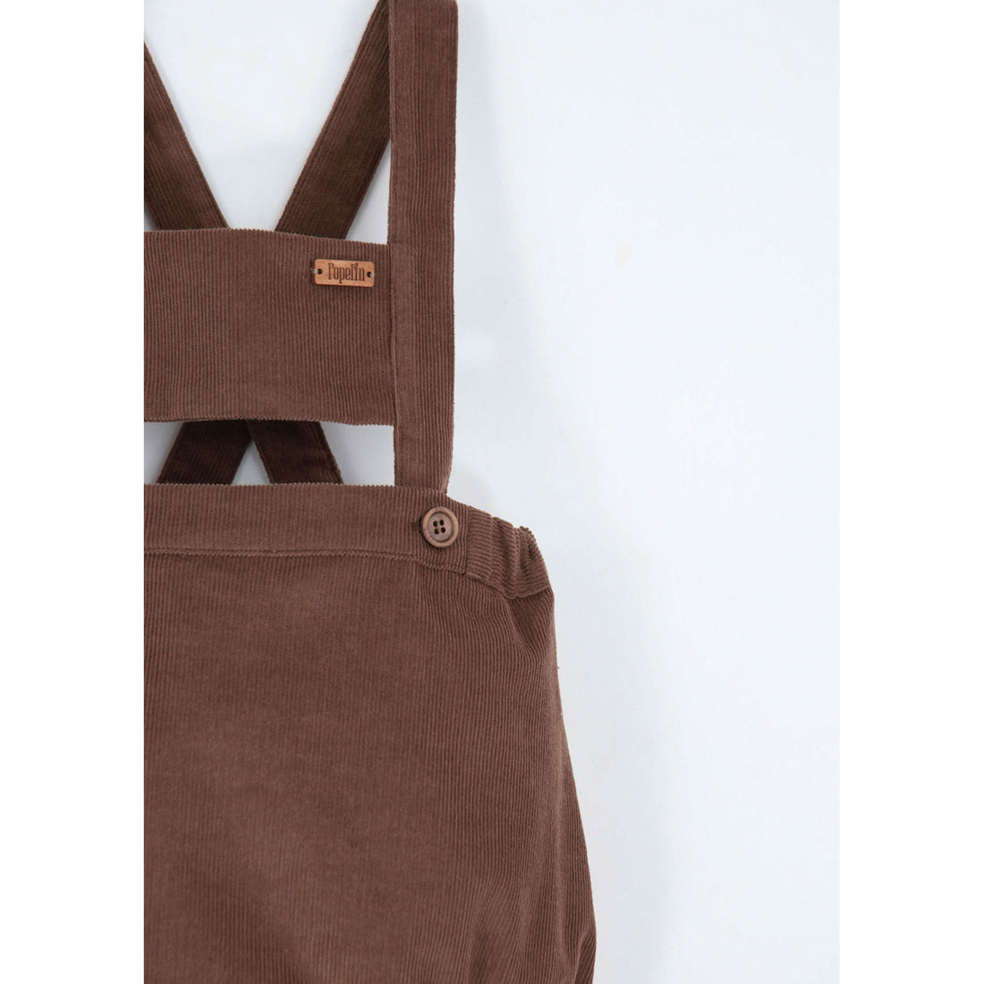 Popelin Ochre Coloured Corduroy Romper