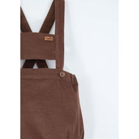 Popelin Ochre Coloured Corduroy Romper