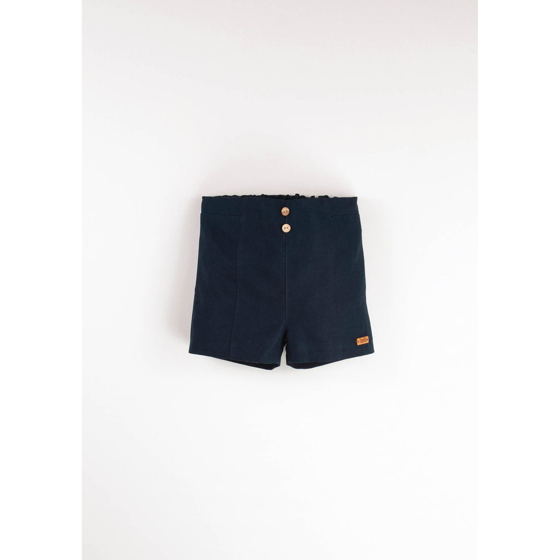 Popelin Navy Blue Shorts