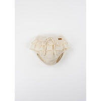 Popelin Off White Double Frill Culotte