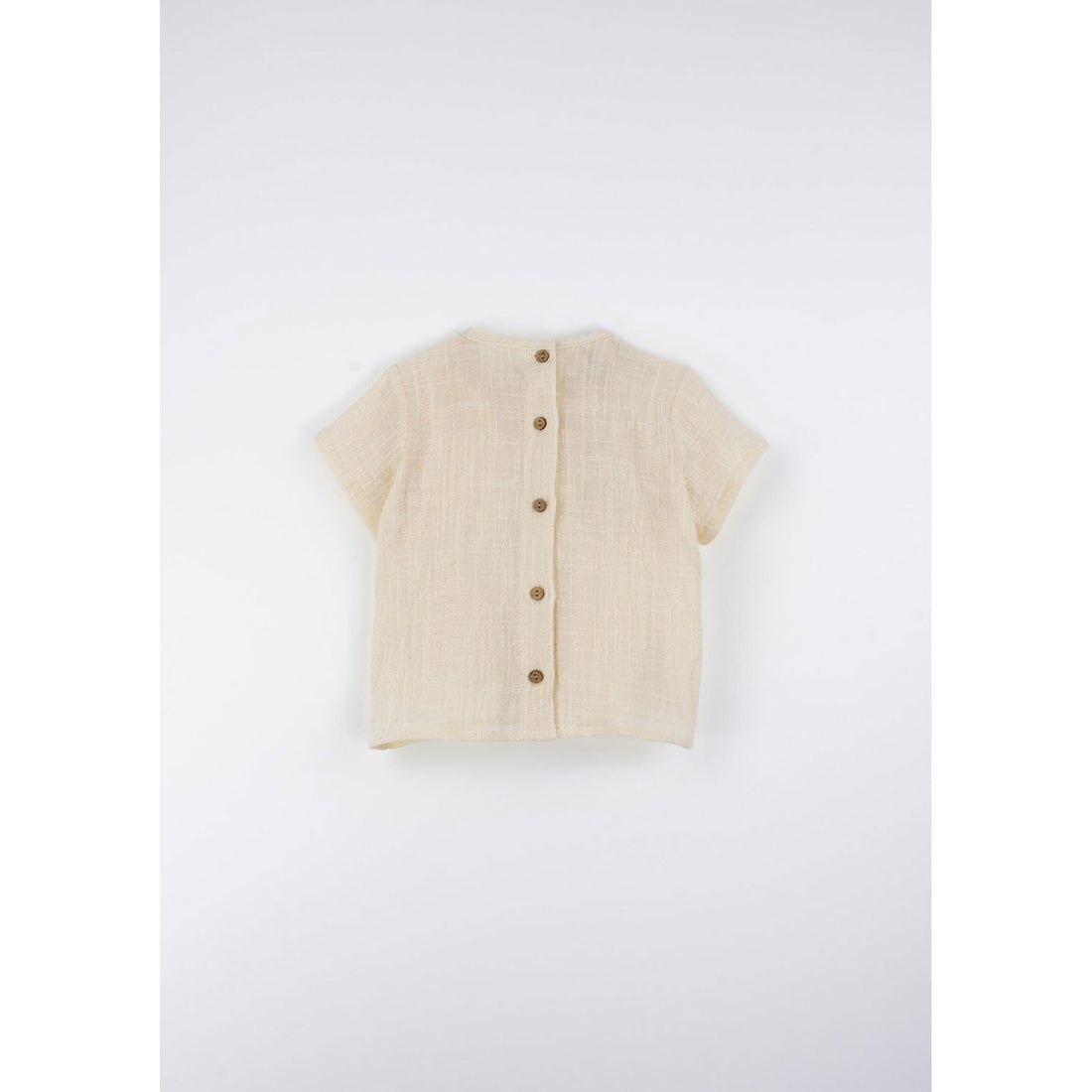 Popelin Off White Organic Pocket Shirt