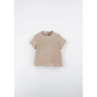 Popelin Sand Organic Pocket Shirt