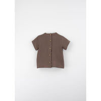 Popelin Brown Organic Pocket Shirt