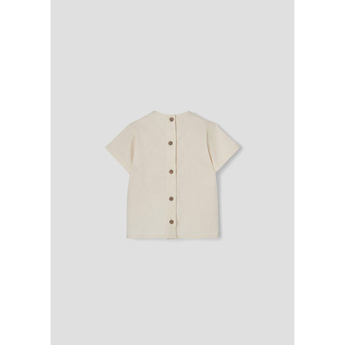Popelin Off White Pocket Shirt