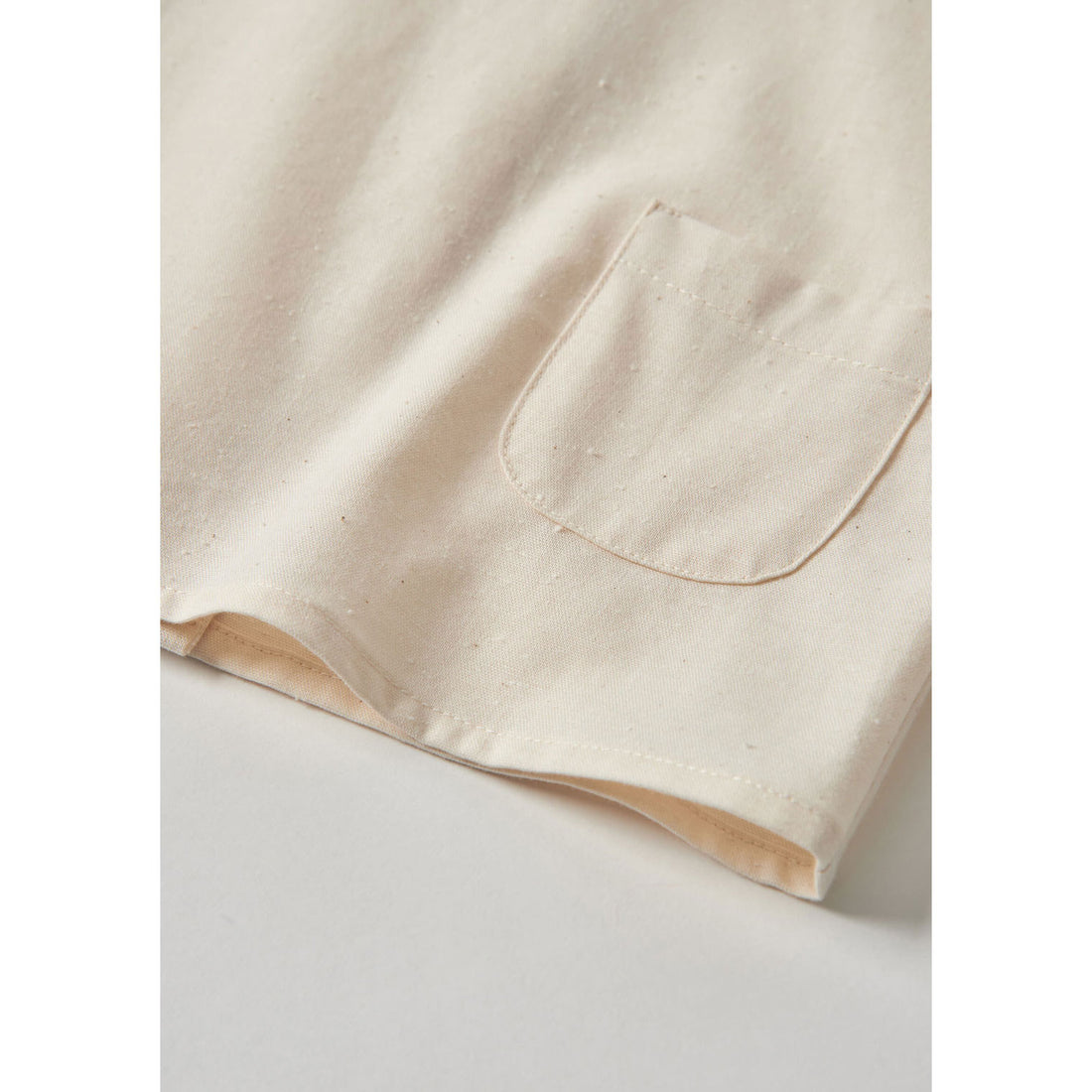 Popelin Off White Pocket Shirt