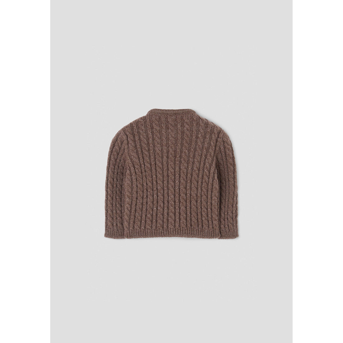 Popelin Brown Knitted Cardigan