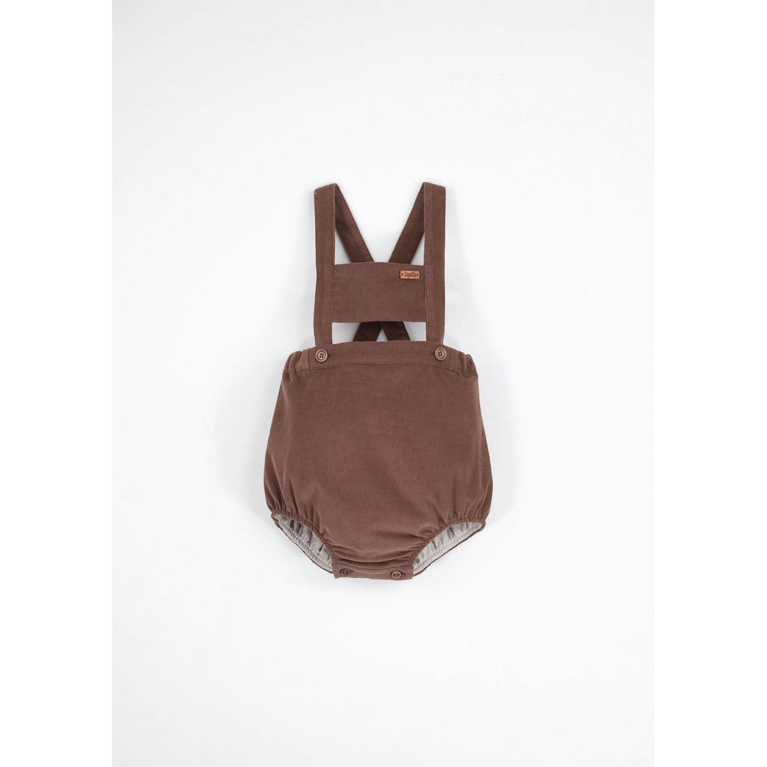 Popelin Ochre Coloured Corduroy Romper