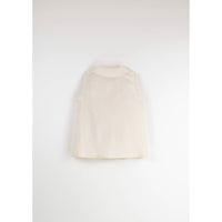 Popelin Off White Sleeveless Shirt