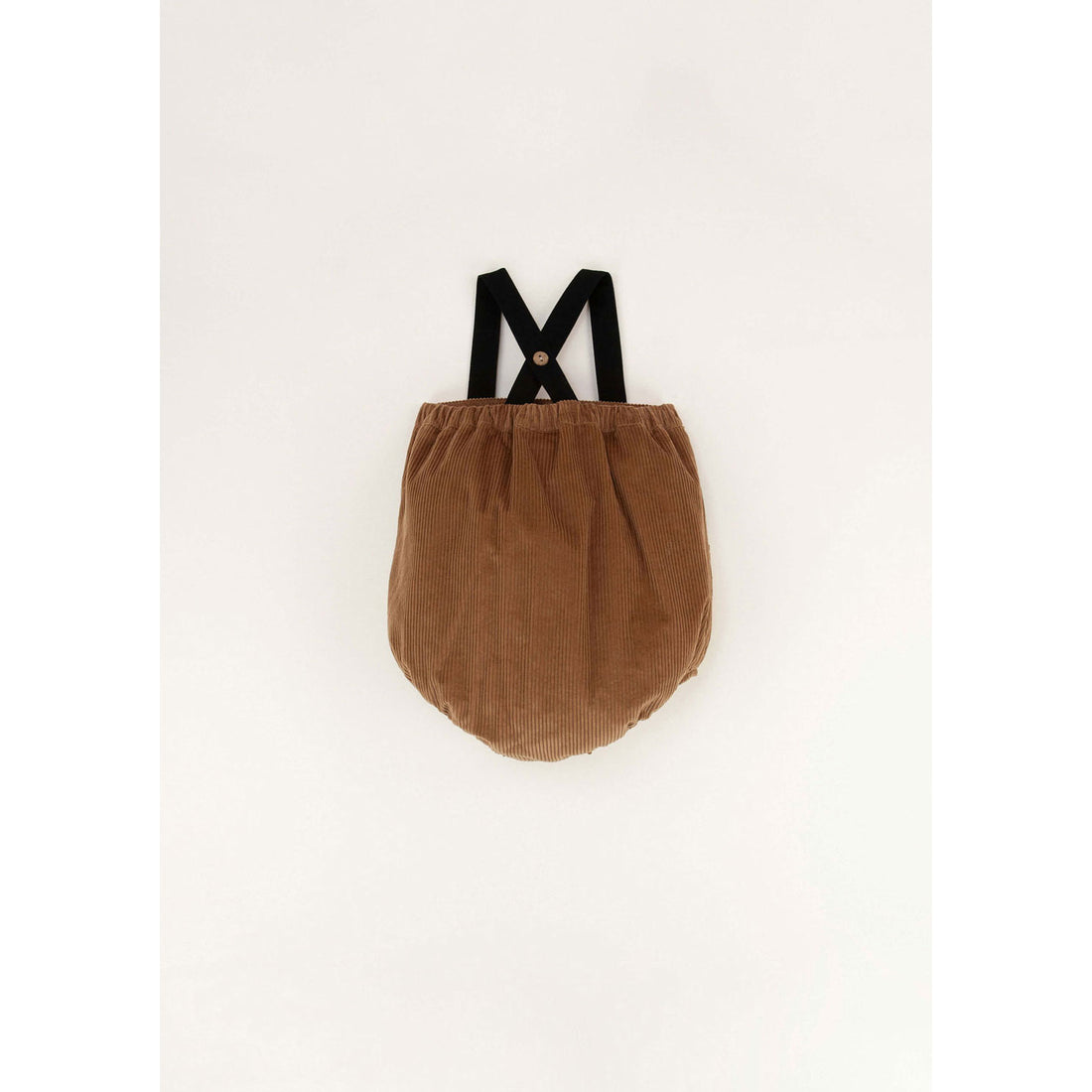 Popelin Ochre Strap Romper