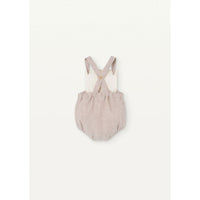 Popelin Off White Dungaree Romper
