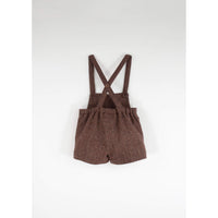 Popelin Burgundy Wool Suspender Shorts
