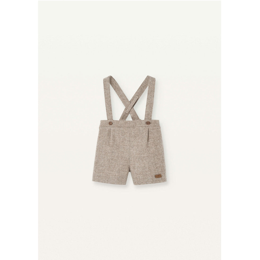 Popelin Stone Crossover Strap Shorts