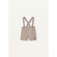 Popelin Stone Crossover Strap Shorts