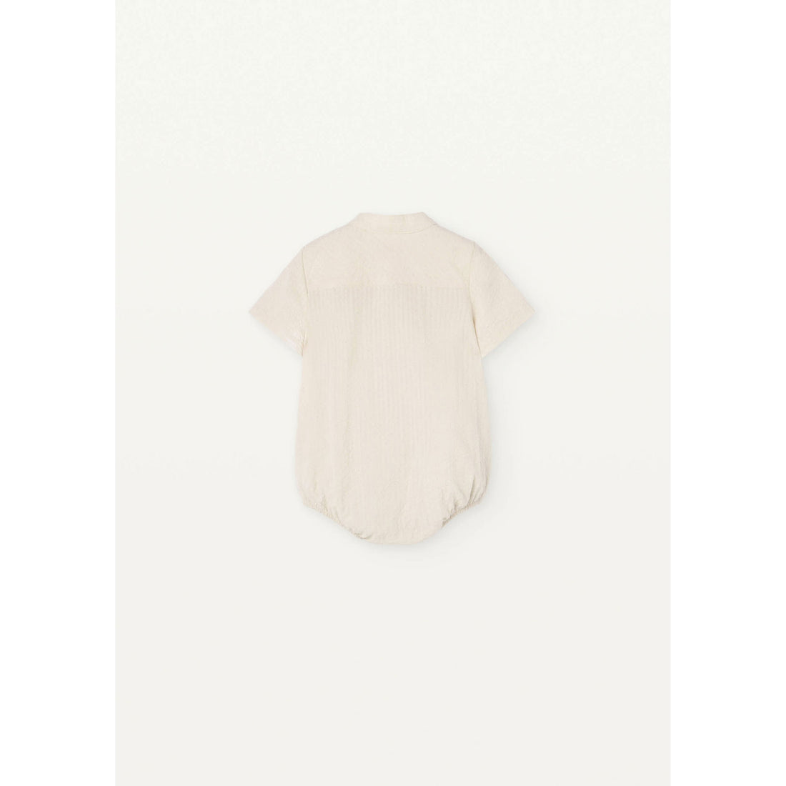 Popelin Off White Shirt Romper