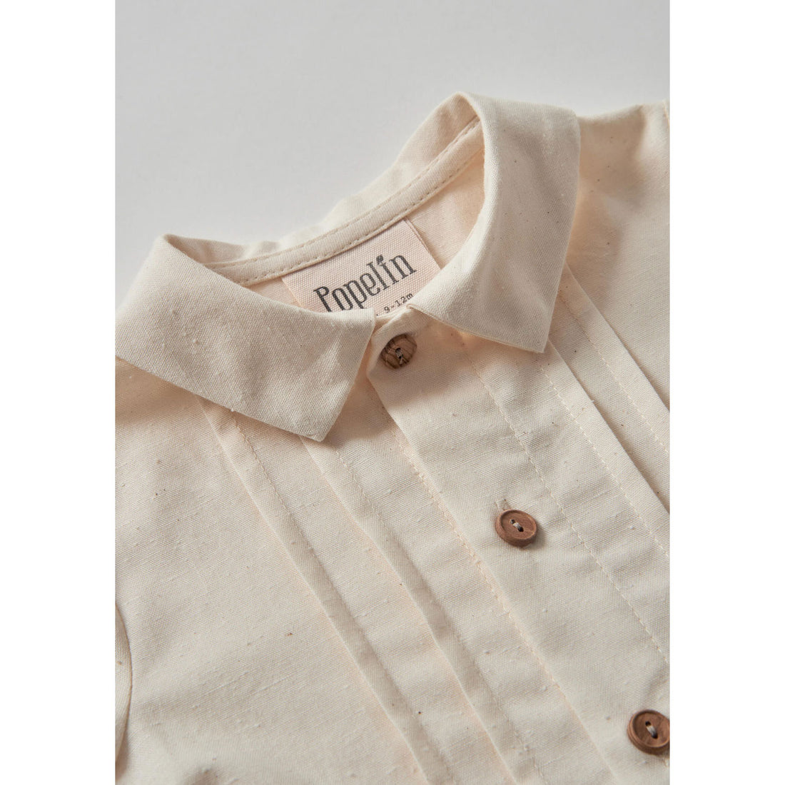 Popelin Sand Oxford Shirt Jumpsuit