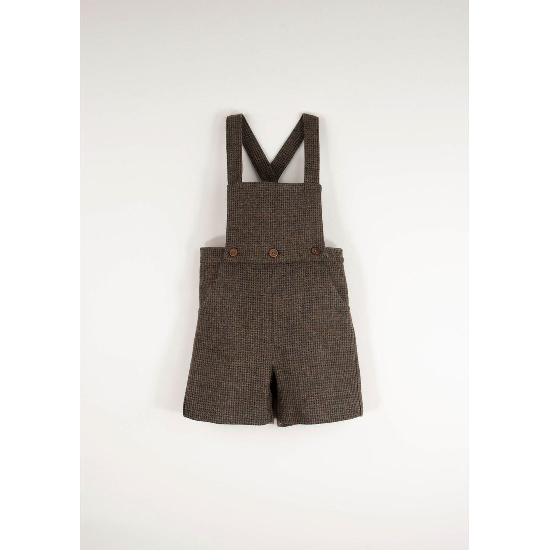 Popelin Multi Coloured Wool Suspender Shorts