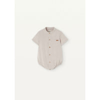 Popelin Sand Shirt Romper