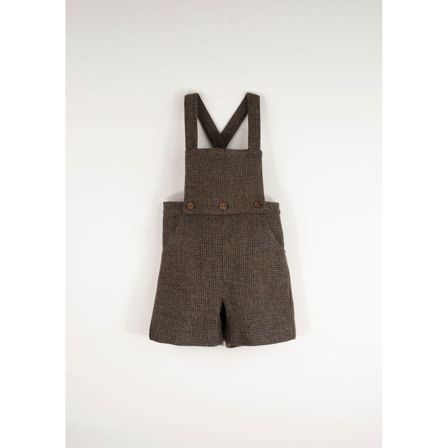 Popelin Multi Coloured Wool Suspender Shorts