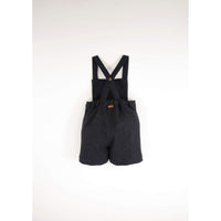 Popelin Dark Grey Wool Suspender Shorts