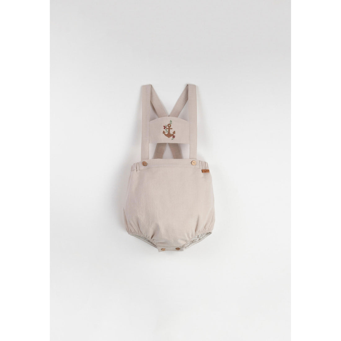Popelin Sand Anchor Strap Dungarees