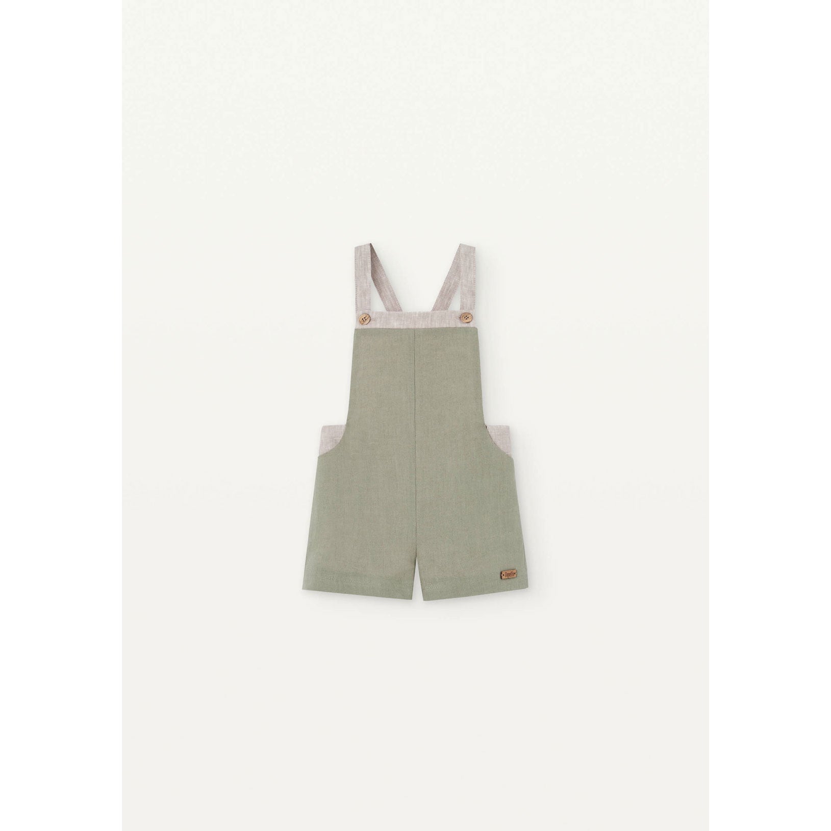 popelin ロンパース 2-3y Popelin(ポペリン) / Sand romper suit with frill / 12-18M・2