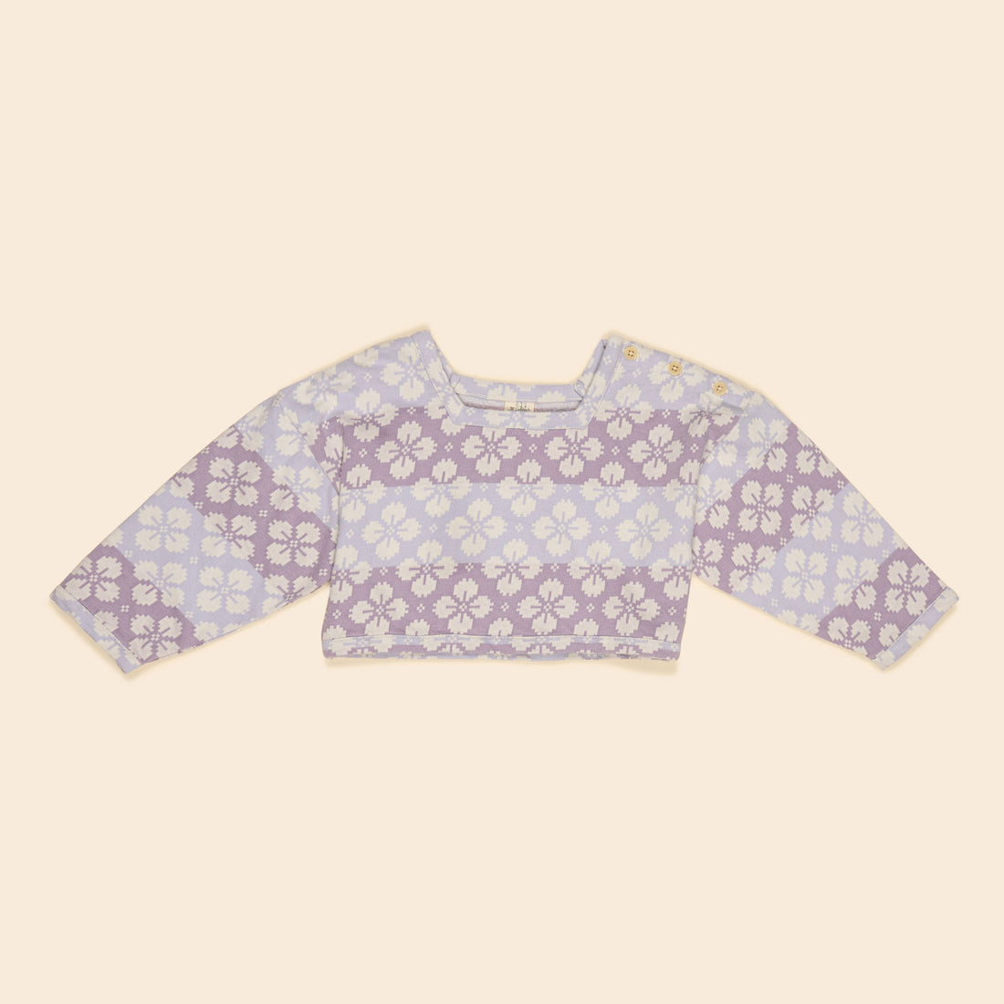 Apolina  Icelandic Poppy Jacquard Tara Jersey Pullover