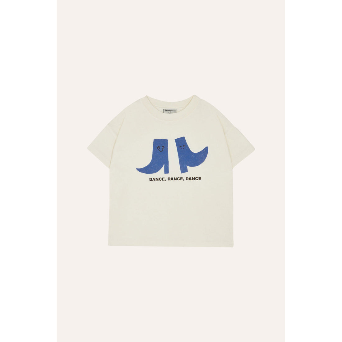 The Campamento Ecru Happy Boots T-Shirt