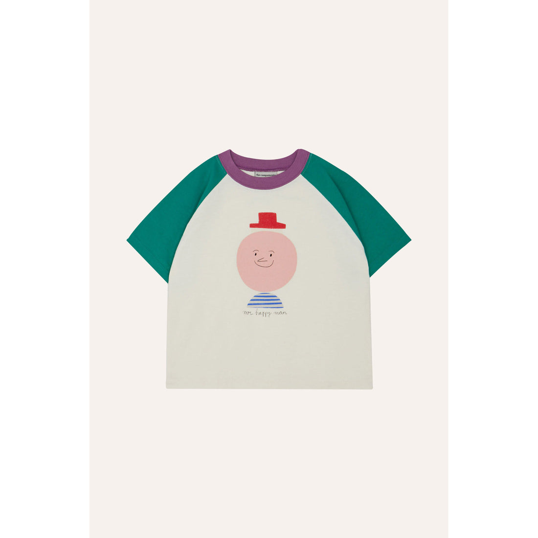 The Campamento Ecru Mr. Happy Man T-Shirt
