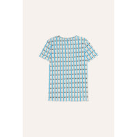The Campamento Ecru Flower Ribbed T-Shirt