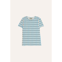 The Campamento Ecru Flower Ribbed T-Shirt