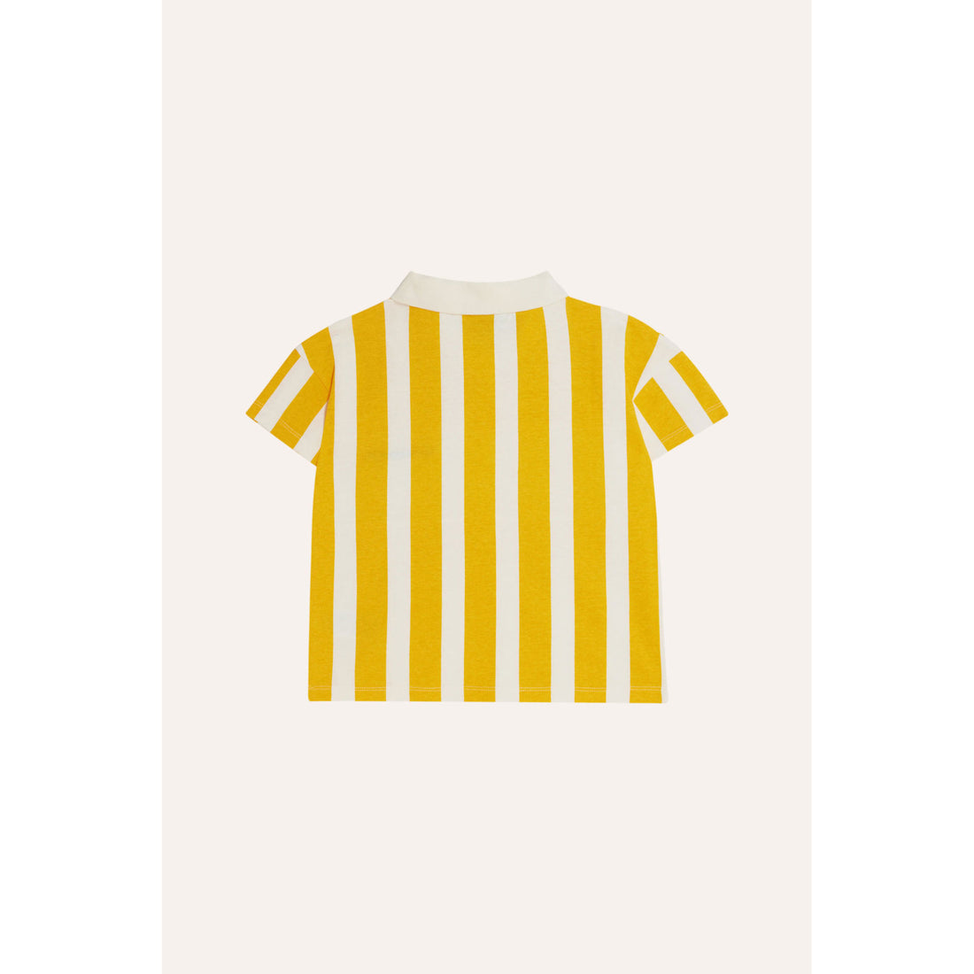 The Campamento Yellow Striped Polo
