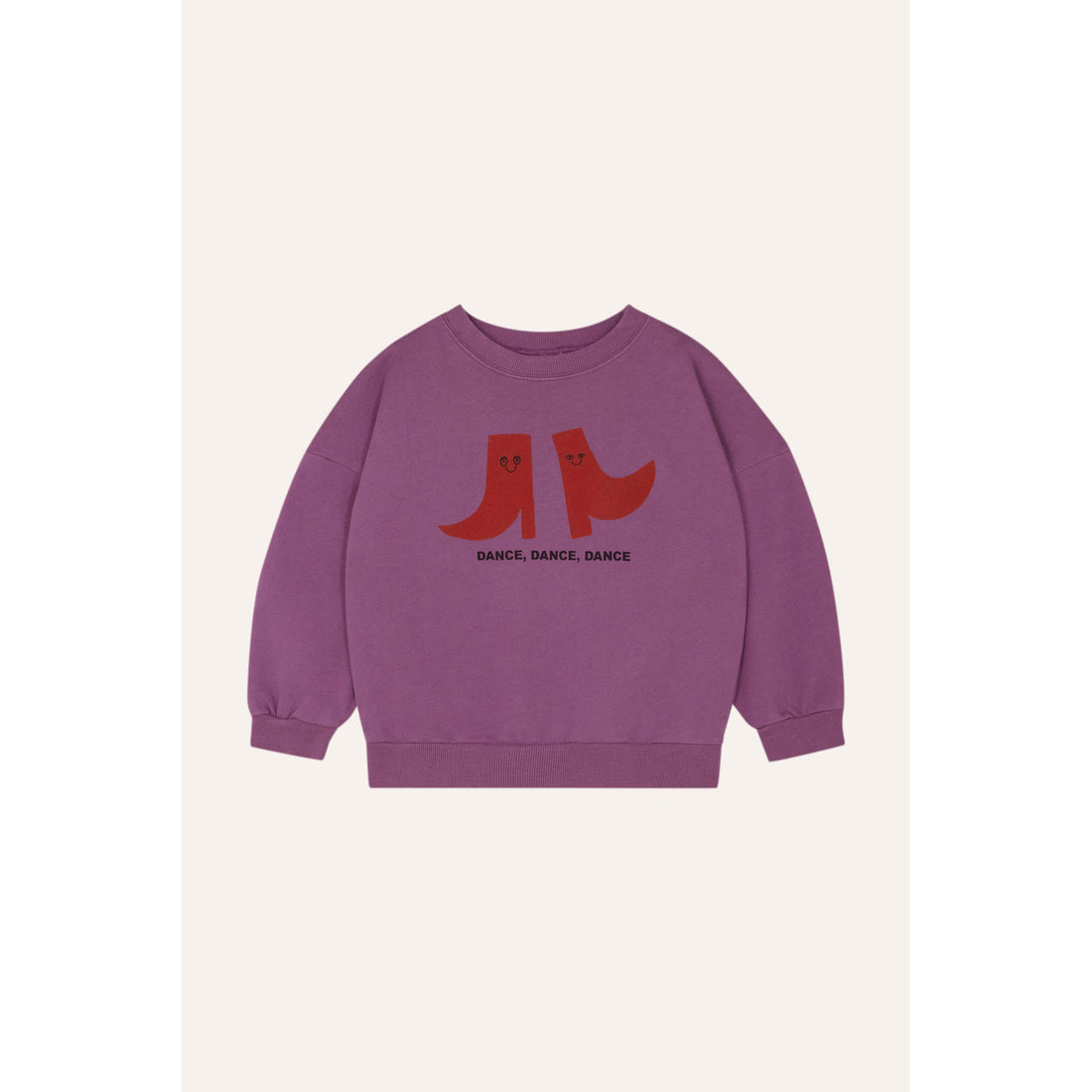 The Campamento Purple Happy Boots Sweatshirts