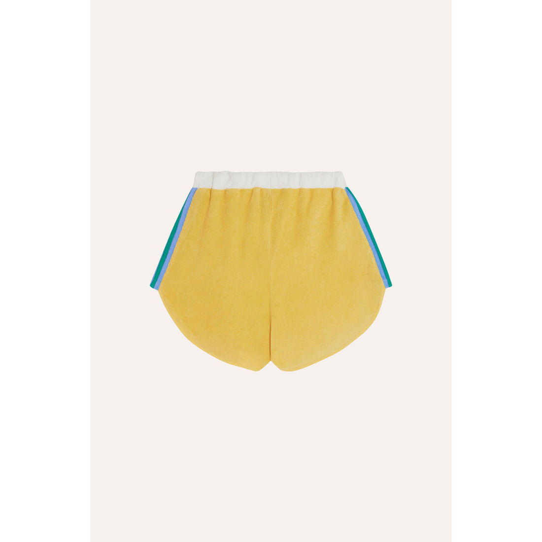 The Campamento Yellow Colorblock Shorts