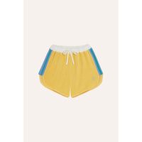 The Campamento Yellow Colorblock Shorts