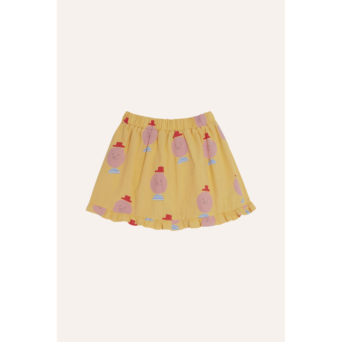 The Campamento Yellow Mr. Happy Man Skirt