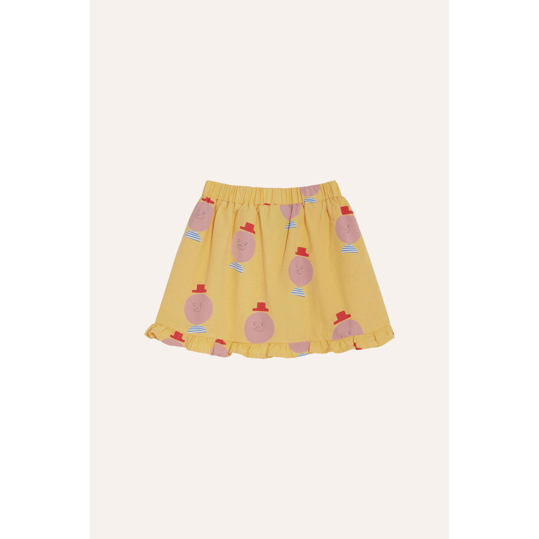 The Campamento Yellow Mr. Happy Man Skirt