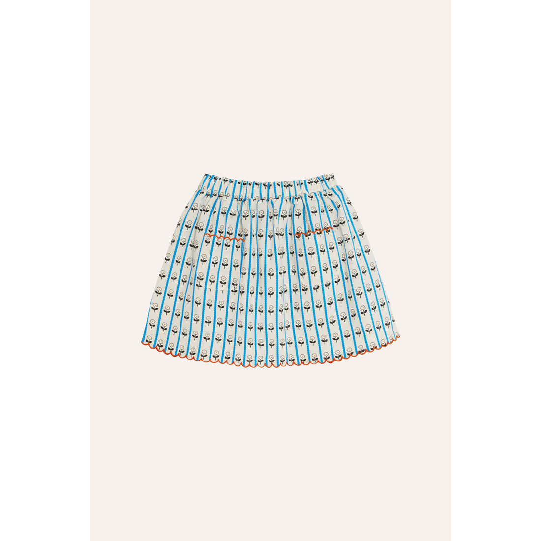 The Campamento Ecru Flower Skirt