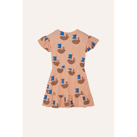 The Campamento Peach Sailor Allover Dress