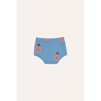 The Campamento Blue Mr. Happy Man Baby Bloomer