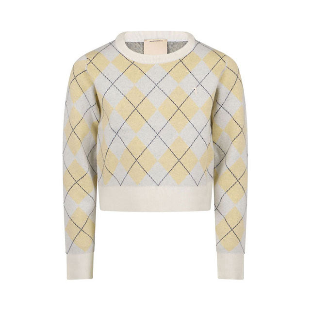 Trussardi Bone Pullover Knit Sweater