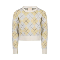 Trussardi Bone Pullover Knit Sweater