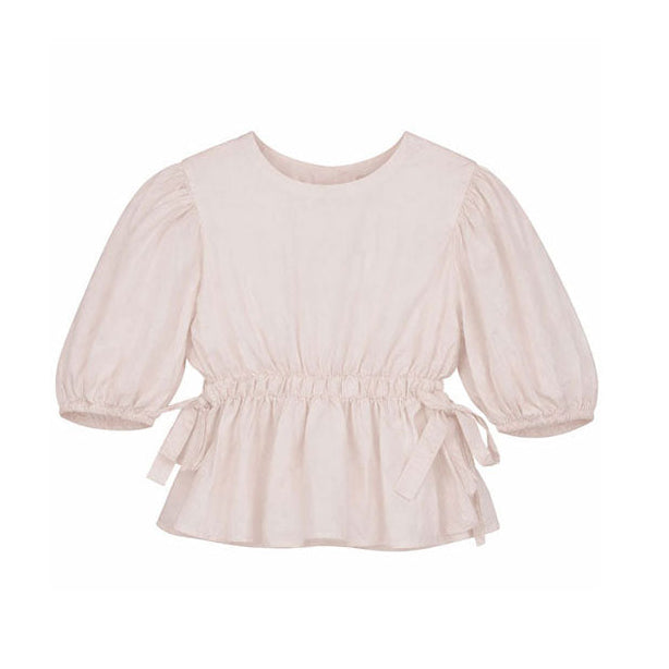 Tangerine Pale Lilac Voile Puff Sleeve Blouse