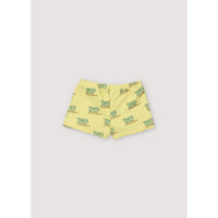 The New Society Yellow Iris Thasos Baby Shorts