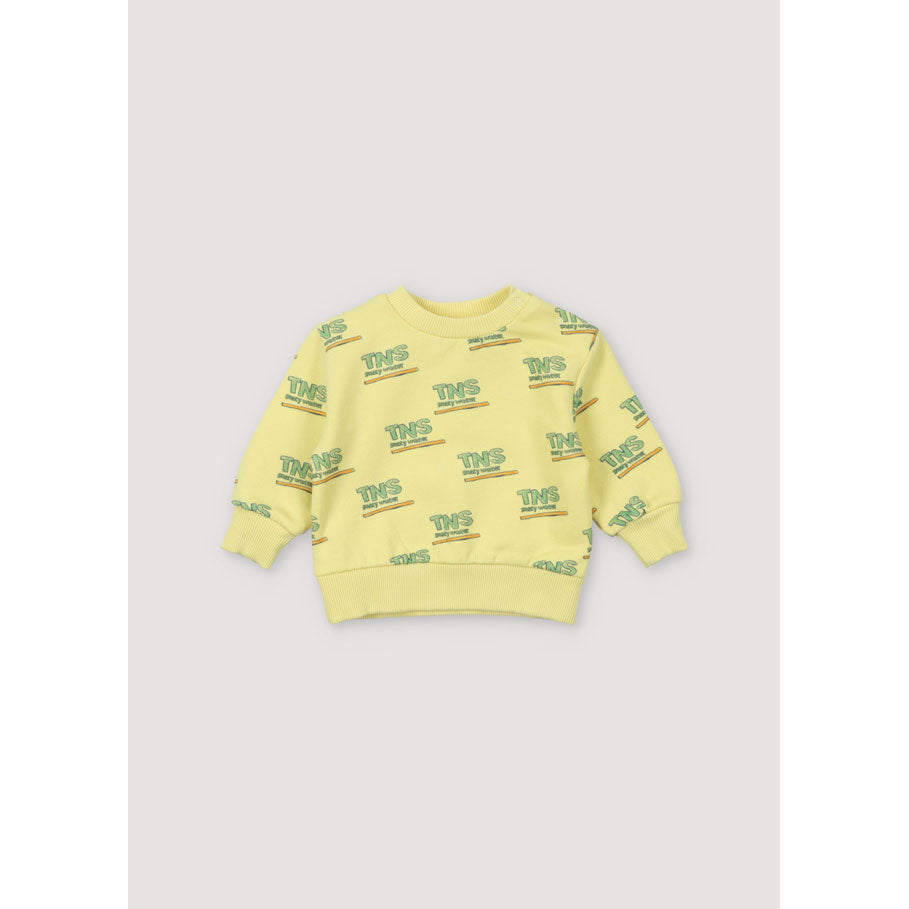 The New Society Yellow Iris Thasos Baby Sweatshirt