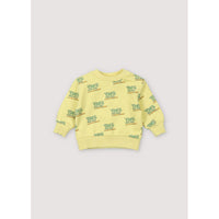 The New Society Yellow Iris Thasos Baby Sweatshirt