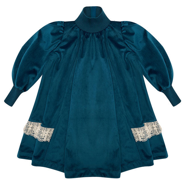 The Middle Daughter Wild Swim Blue The Inside Scoop Dress