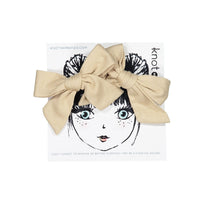 Knot Hairbands  Taupe Tidal Tee Bow Set